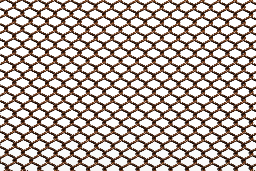 CopperClad Steel Fabricoil Cascade Coil Drapery AmericanMade